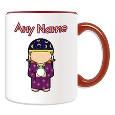 Listing image for Personalised Gift Psychic Reader Mug Money Box Cup Female Crystal Ball Fortune
