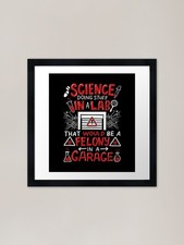 Listing image for Science Stuff In A Laboratory Chemi Framed Wall Art Poster Canvas Print Picture
