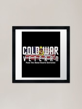 Listing image for " Cold War Veteran" Framed Art Prin Framed Wall Art Poster Canvas Print Picture