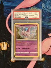 Listing image for Pokémon Mewtwo Holo Black Star Promo #SM77 Pin Collection 2017 PSA 9