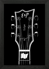 Listing image for ESP Eclipse Guitar Framed Wall Art Poster Canvas Print Picture