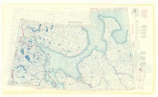 Listing image for GSGS Restricted Cold War silk escape map—Archangel—North Scandinavia—Russia 1953